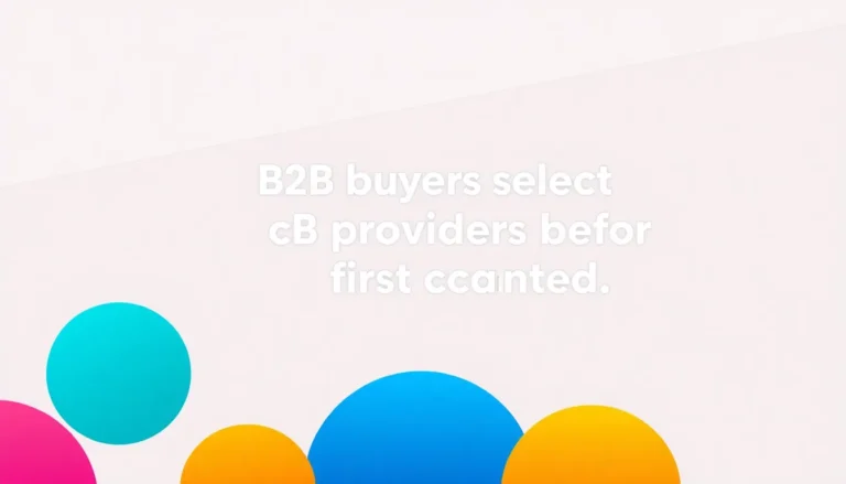 B2B-KÄUFER WÄHLEN ANBIETER VOR ERSTKONTAKT: 3 SICHTBARKEITSSTRATEGIEN